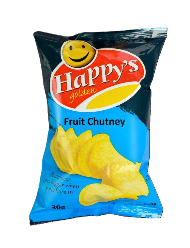 Happy'S Fruit Chutney&nbsp Potato Crisps 30G